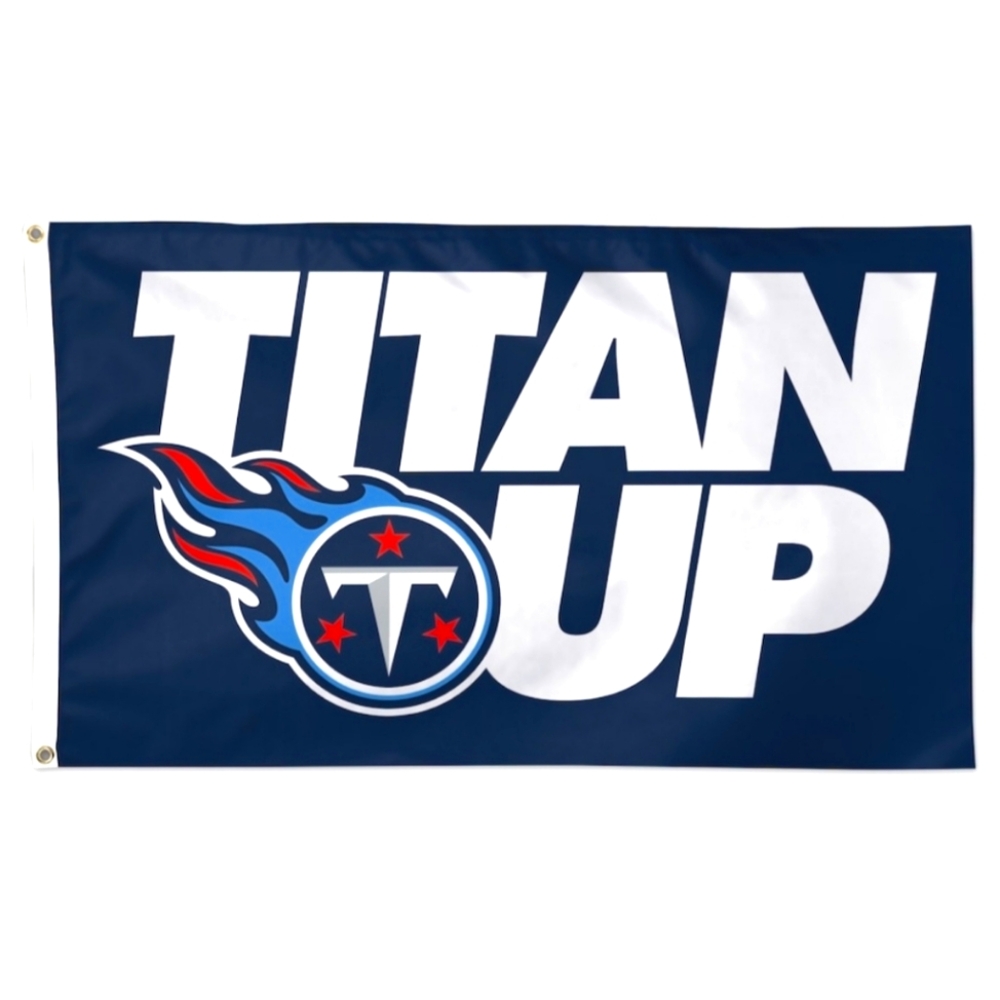 #120A Tennessee Titans 17' x 14' Slogan Deluxe Single-Sided Towel